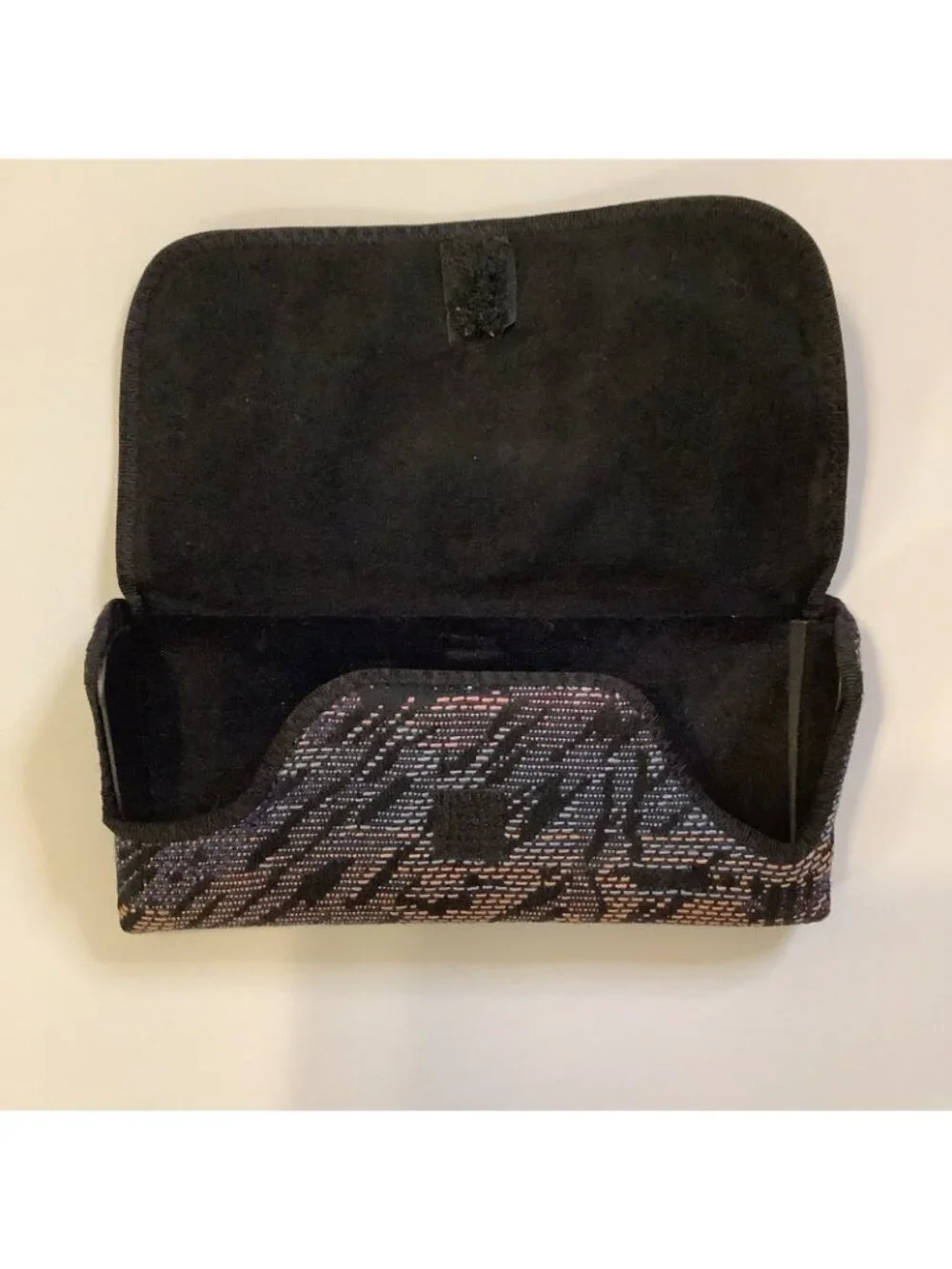 Eyeglass Case Holder Fold Over Closure Multi Color, Preloved